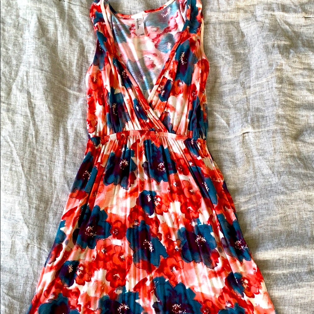 low v neck dress